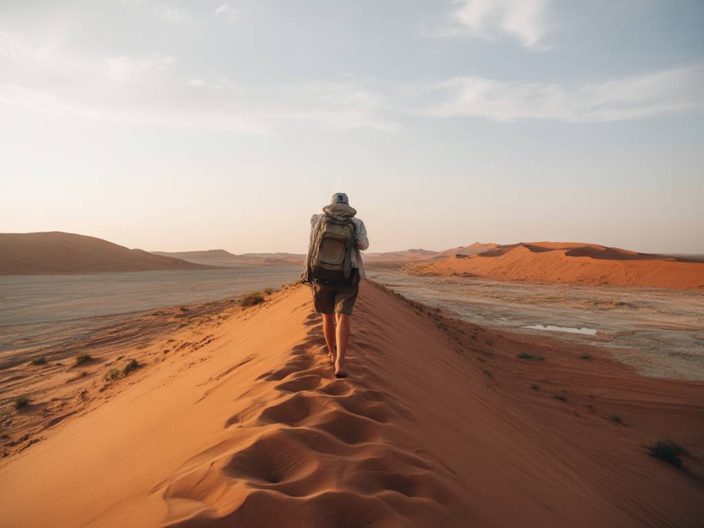 Circuit voyage Namibie : safari, dunes rouges et silence infini