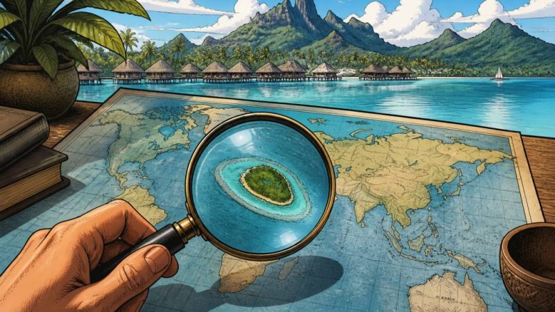 Bora bora sur la carte du monde : où se situe ce petit paradis ?