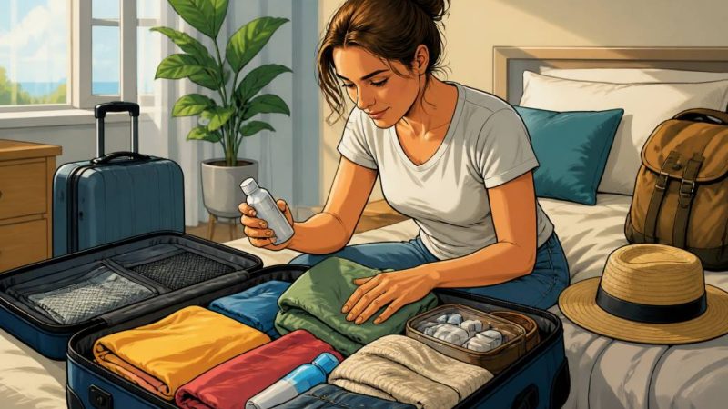 A ne pas oublier dans sa valise : la checklist essentielle avant de partir en voyage