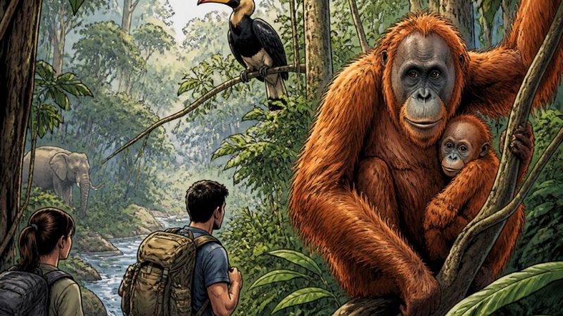 Borneo jungle : itinéraire, rencontres sauvages et aventures au cœur de la jungle malaisienne