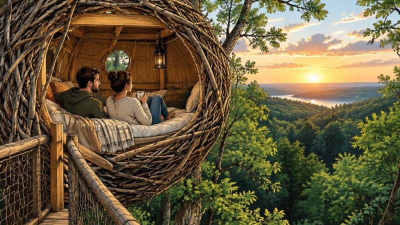 Nid perché : notre escapade insolite au cœur des arbres