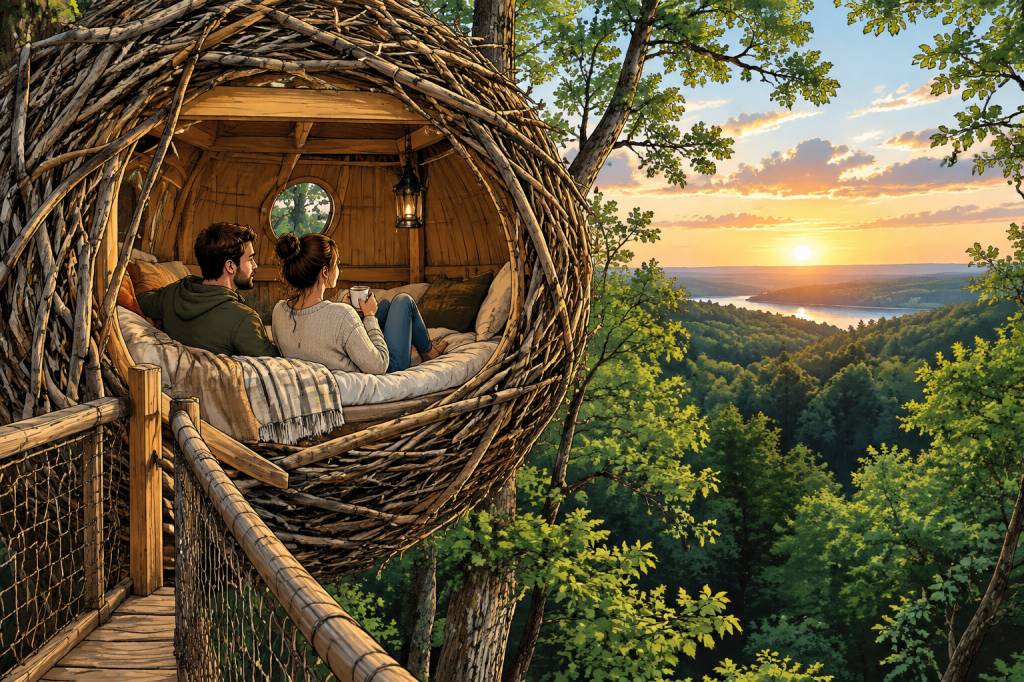 Nid perché : notre escapade insolite au cœur des arbres