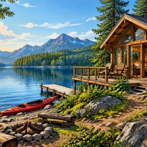 Cabane au bord du lac : notre escapade nature entre calme, aventure et paysages de rêve