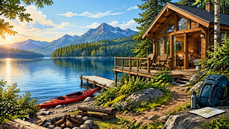 Cabane au bord du lac : notre escapade nature entre calme, aventure et paysages de rêve