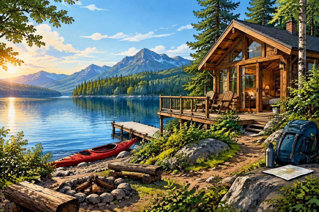 Cabane au bord du lac : notre escapade nature entre calme, aventure et paysages de rêve
