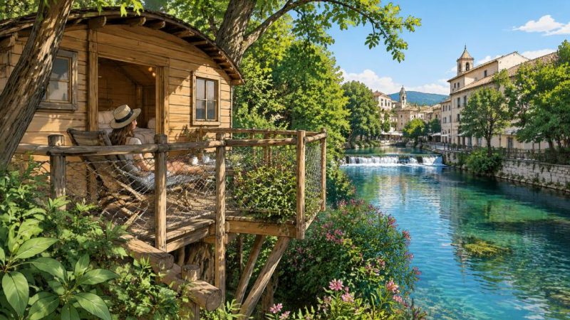 Cabane à l’Isle-sur-la-Sorgue : une escapade insolite au cœur du Vaucluse