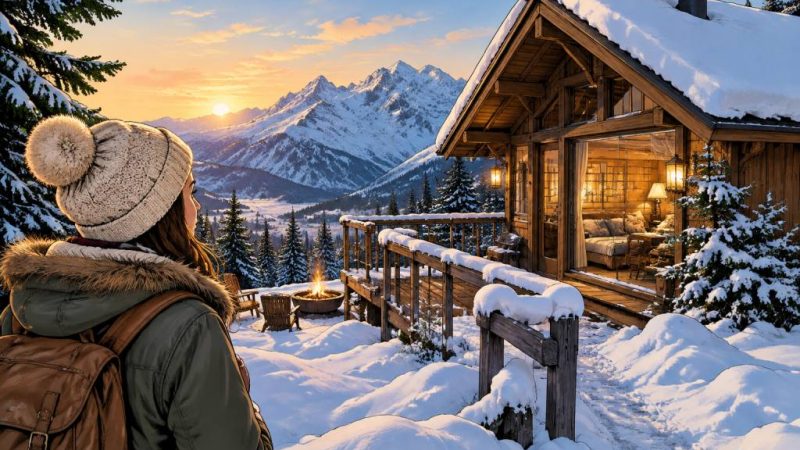 Cabane dans la neige : mon escapade féerique au cœur des montagnes