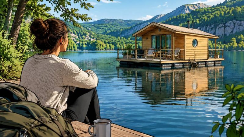 Cabane flottante : mon expérience insolite au cœur de la nature