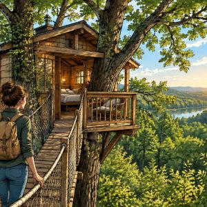 Petite cabane dans les arbres : mon escapade insolite au cœur de la nature