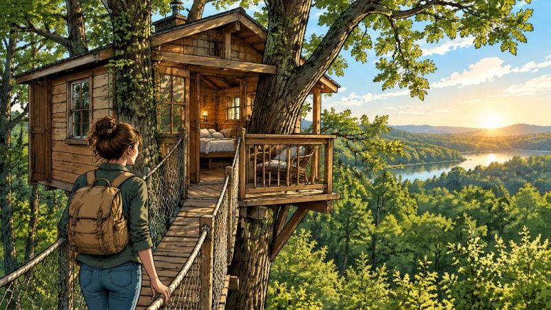 Petite cabane dans les arbres : mon escapade insolite au cœur de la nature