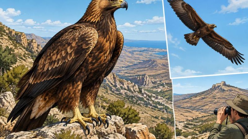 Aigle en Tunisie : où observer ce majestueux rapace ?