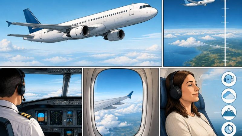 À quelle altitude vole un avion et comment cela influence le voyage ?