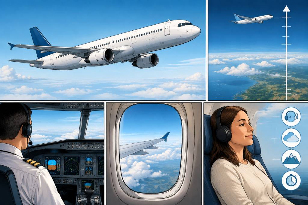 À quelle altitude vole un avion et comment cela influence le voyage ?