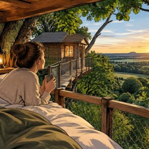 Cabane dans les arbres dans le Pas-de-Calais : une nuit insolite au cœur de la nature