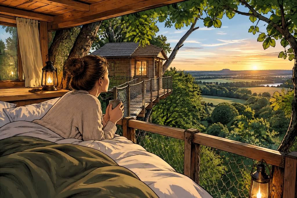 Cabane dans les arbres dans le Pas-de-Calais : une nuit insolite au cœur de la nature