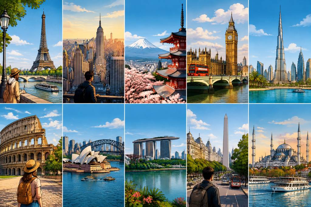 10 métropoles mondiales à découvrir lors de vos prochains voyages